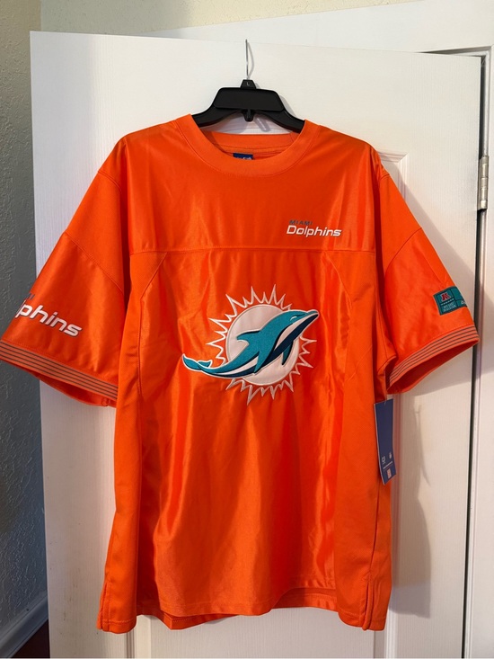 NFL Other - NFL Miami Dolphins Bright Orange Short-Sleeve Jersey Tee